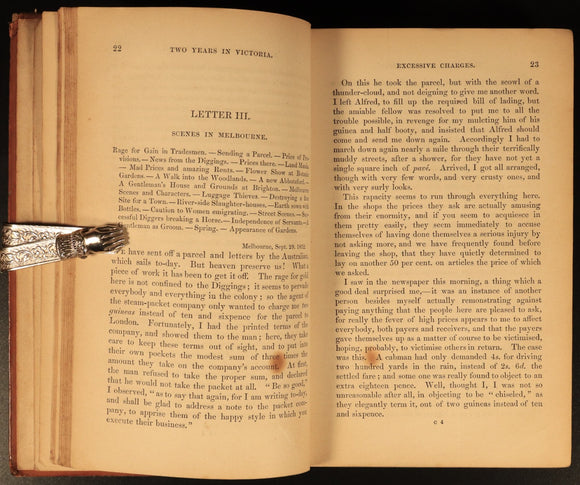 1855 Land Labour & Gold by W. Howitt Antiquarian Australian History Books 2vol