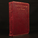1892 Legends & Lyrics by Adelaide Anne Procter Antique British Poetry Book-1