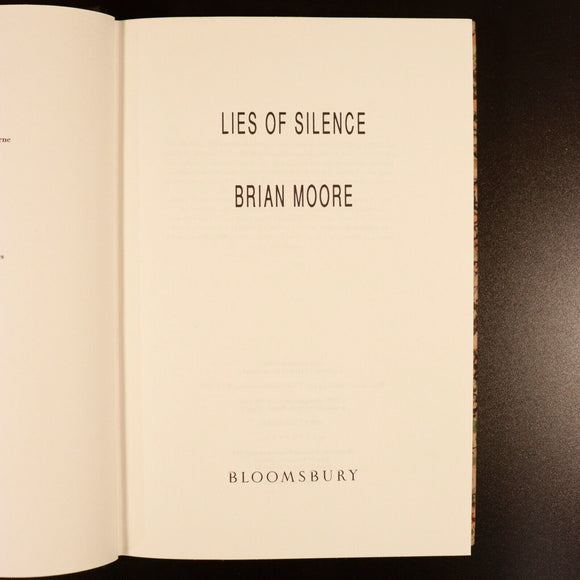 1990 Lies Of Silence Brian Moore Irish Fiction Book Limited Edition Signed