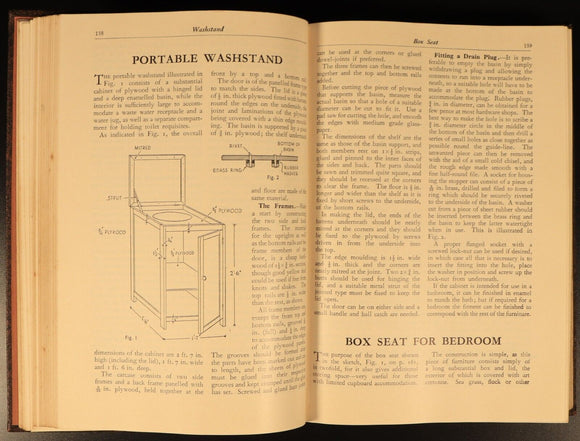 Practical Man's Book Of Things To Make & Do c1936 Antique Reference Book