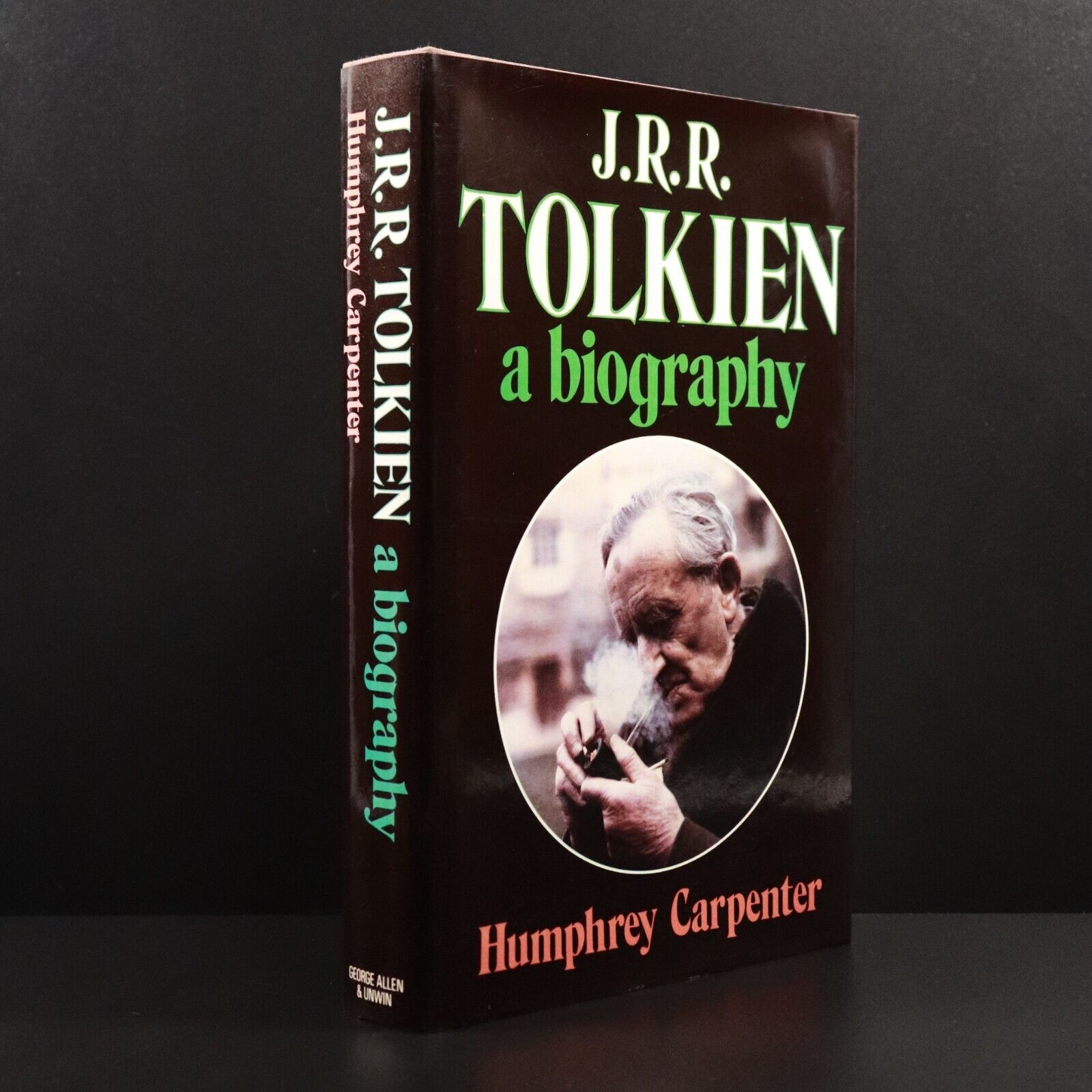1977 J.R.R. Tolkien A Biography by Humphrey Carpenter Vintage Book 1st Ed