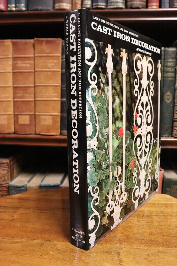 1977 Cast Iron Decoration by E&J Robertson Australian Architectural History Book