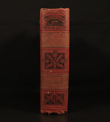 1882 Kenilworth + Guy Mannering by Walter Scott Antique Fiction Books 2vol In 1 - 0