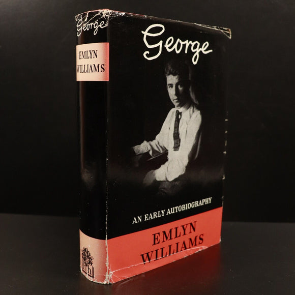 1961 George: An Early Autobiography by Emlyn Williams Welsh Literature Book