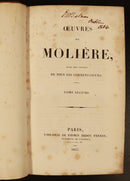 1853 2vol Oeuvres De Molière Antiquarian French Literature Books Fine Binding-12