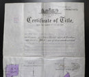 1912 Victorian Land Title Certificate Mornington Melbourne Manuscript Woolamai-2