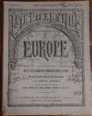 c1875 Picturesque Europe Division 15 Antiquarian Engravings Plates Book-1