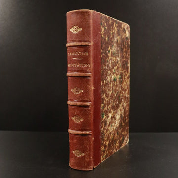1853 Nouvelles Meditations Poetiques by M De Lamartine Antiquarian Book