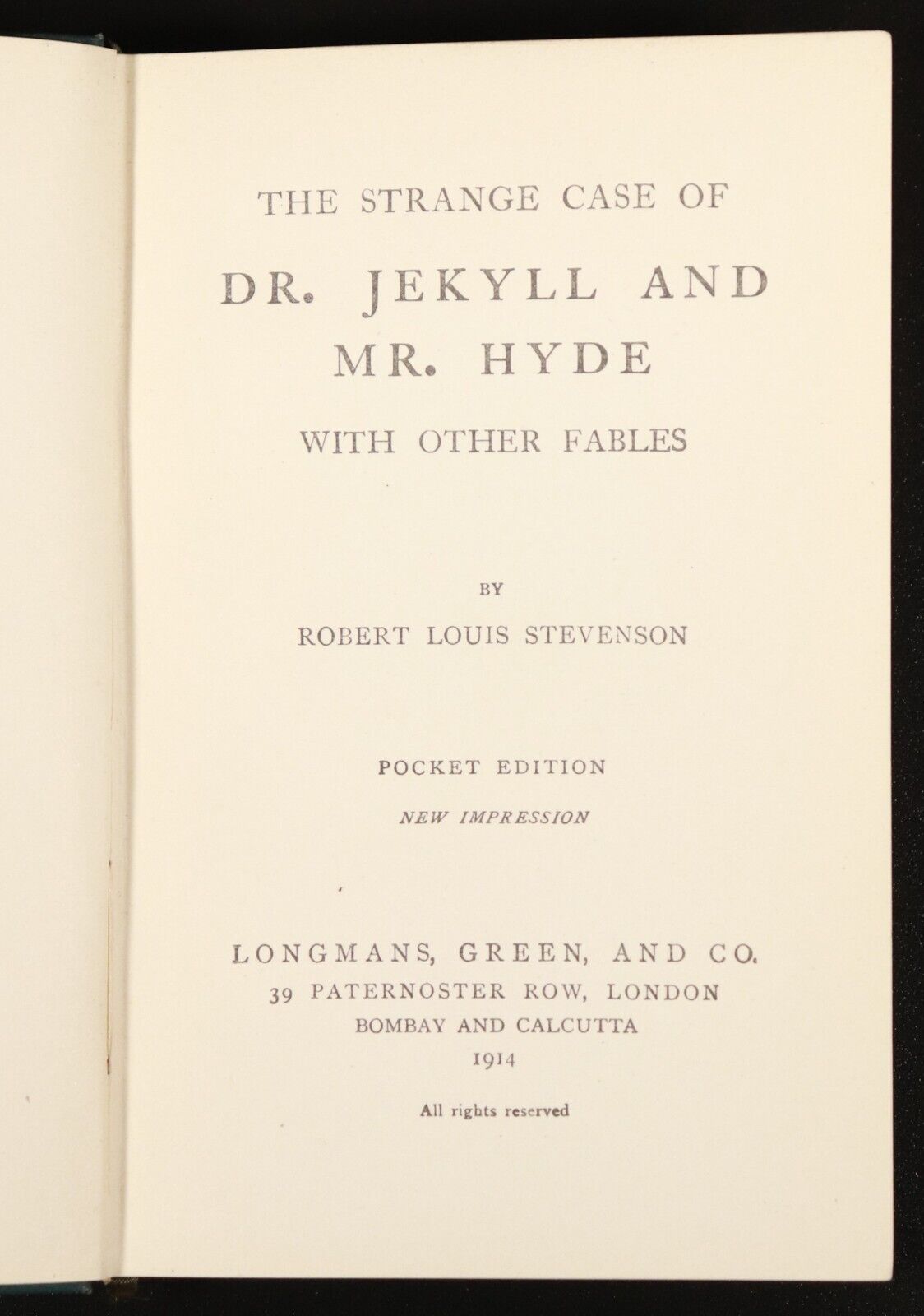 c1914 5vol R.L. Stevenson Antique Fiction Books Bulk Lot Dr Jekyll & Mr Hyde - 0