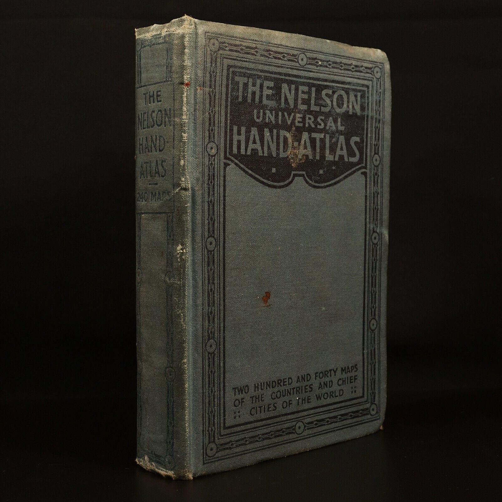 c1914 Nelson Universal Hand Atlas 240 Maps Antique Atlas Book With Index