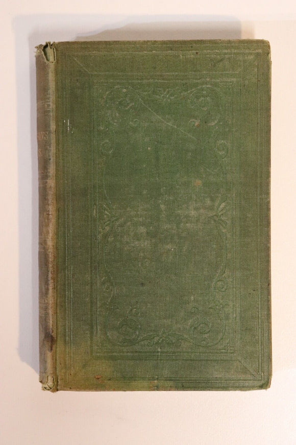 1851 Poems by Alfred Tennyson Antique British Poetry Book Edward Moxon 7th Ed