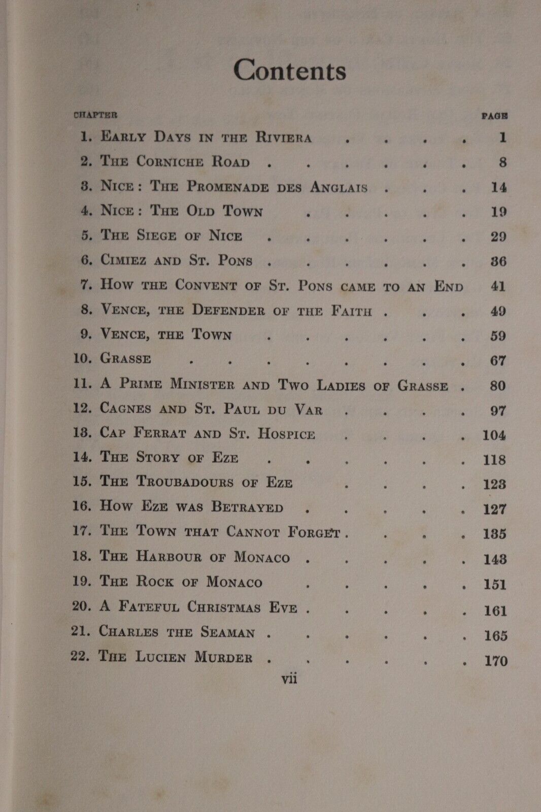 1926 The Riviera Of The Corniche Road Sir F. Treves Antique Travel Book France