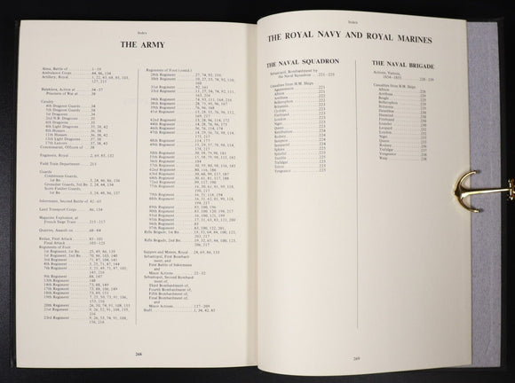 1976 Casualty Roll For The Crimea 1854-1856 1st Edition Military Reference Book