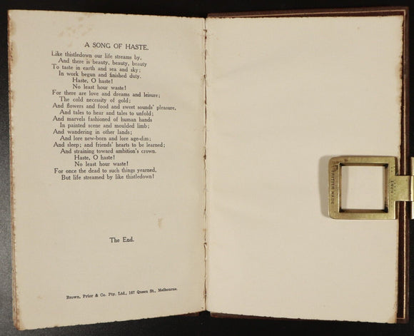 1922 More Songs Of The Open Air Nina Murdoch SIGNED Australian Poetry Book 1st