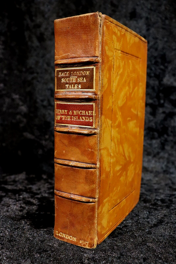 1917 Jerry Of The Islands & Michael by Jack London Antique American Fiction Book