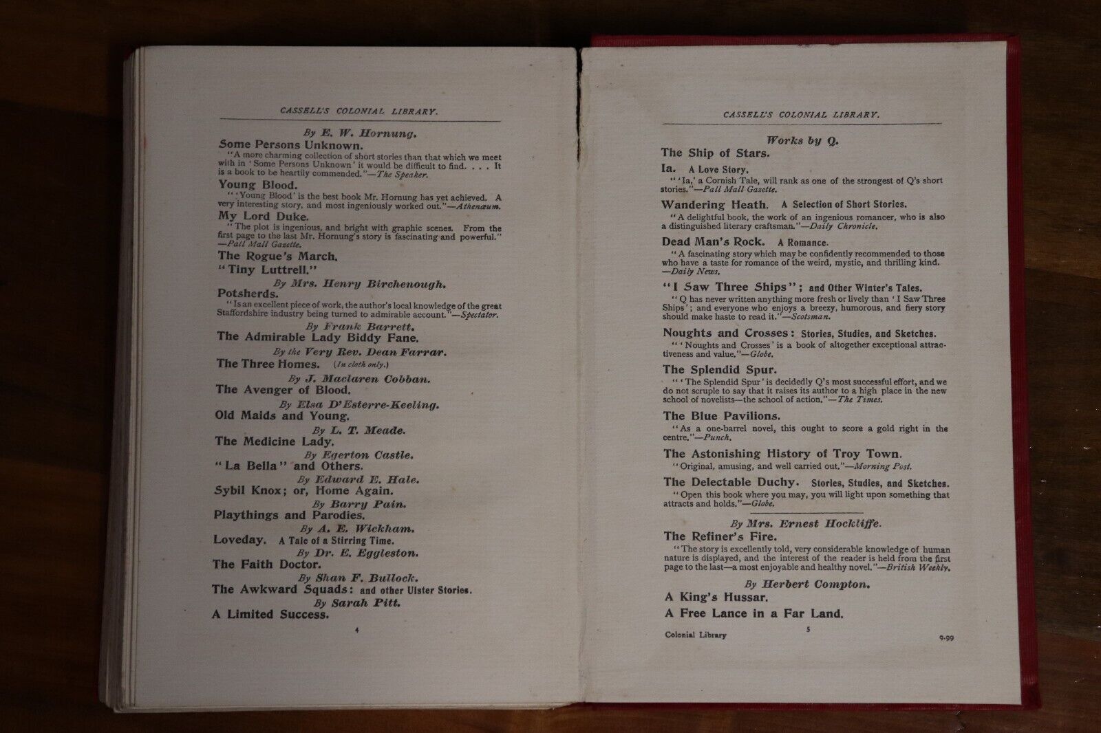 1899 The Vizier Of The Two Horned Alexander F. Stockton Antique Fiction Book