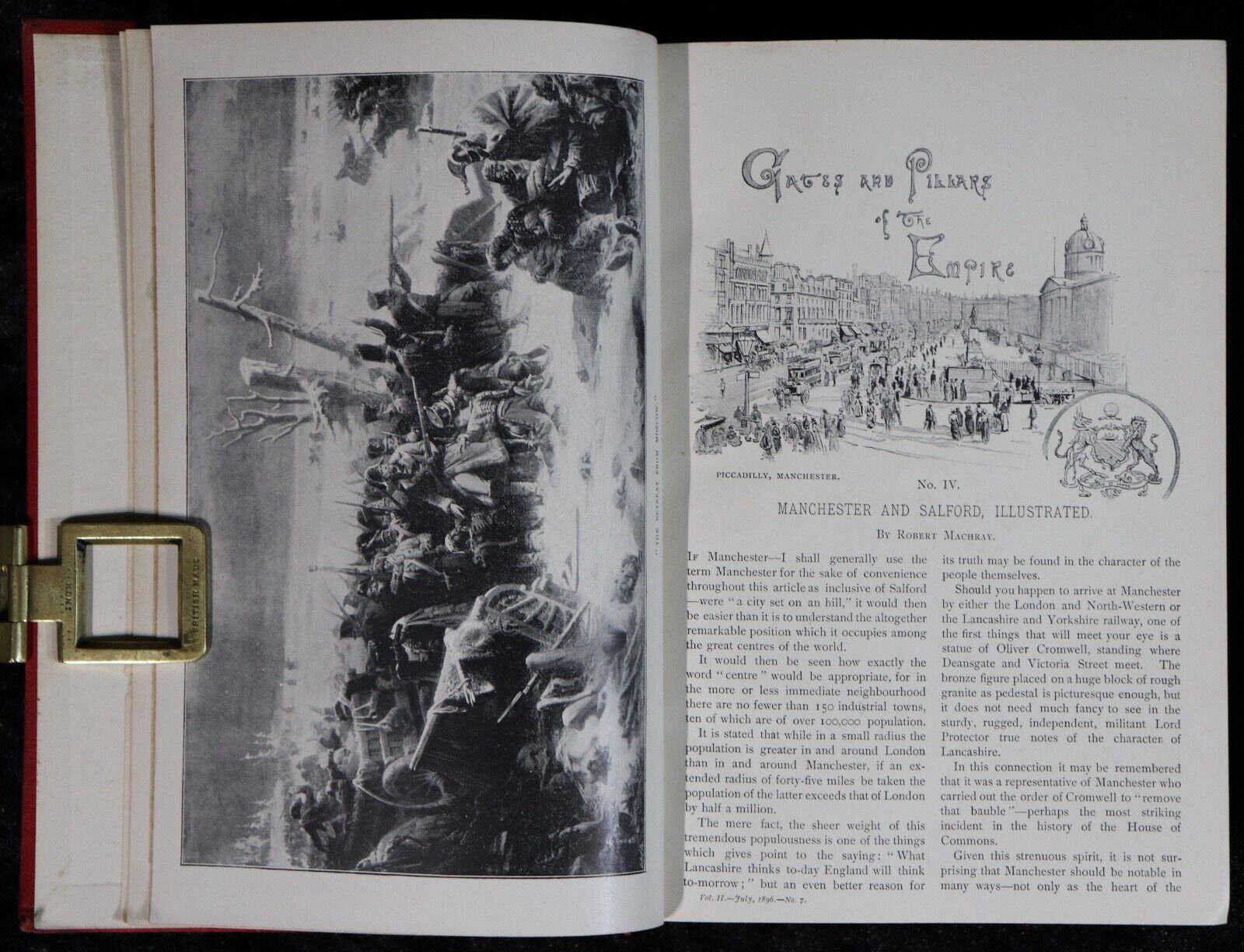 1896 Pearson's Magazine: Rudyard Kipling Antique British Literature Book