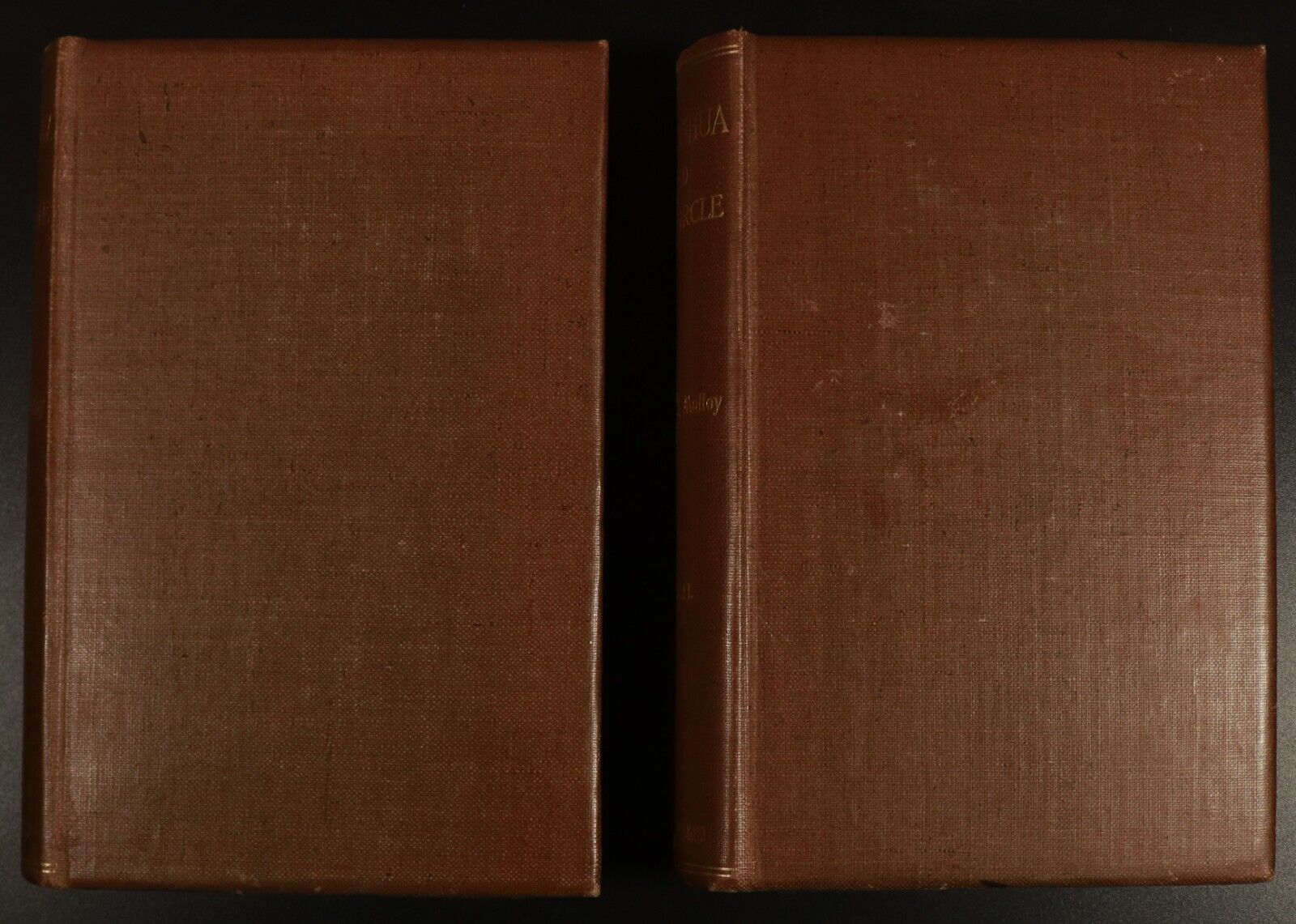 1906 2vol Sir Joshua & His Circle by Fitzgerald Molloy Antique Art History Book