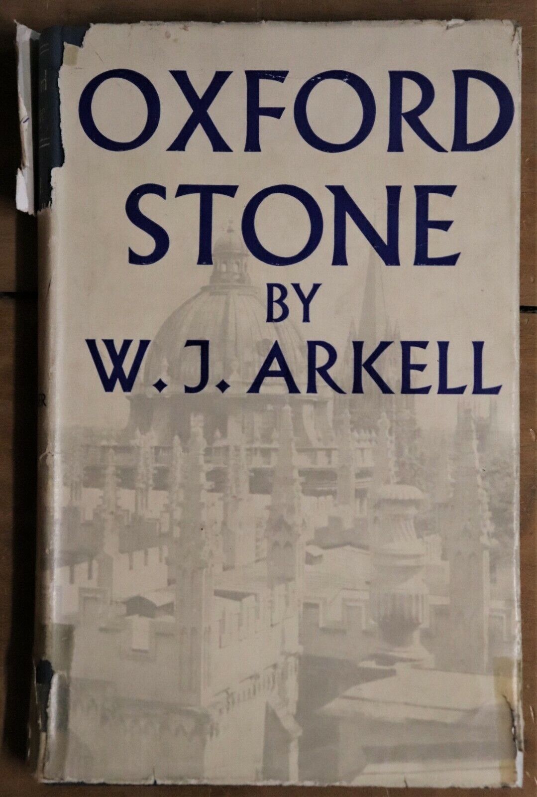 1947 Oxford Stone by WJ Arkell Vintage British Architecture Reference Book