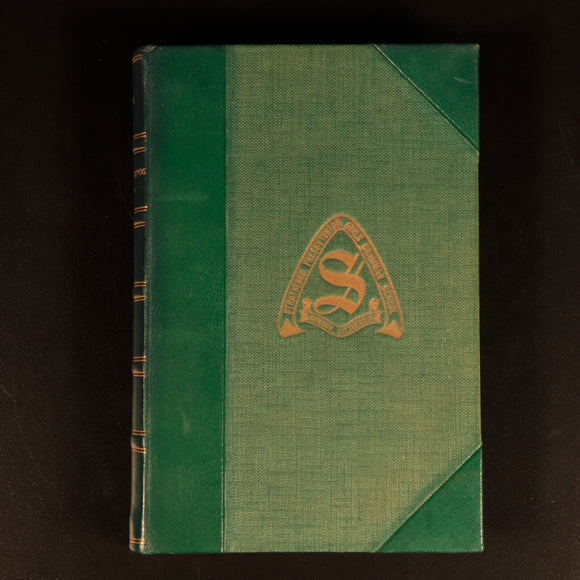 Folded Hands by Richard King c1932 Antique Philosophy & Wisdom Book Leather Bind