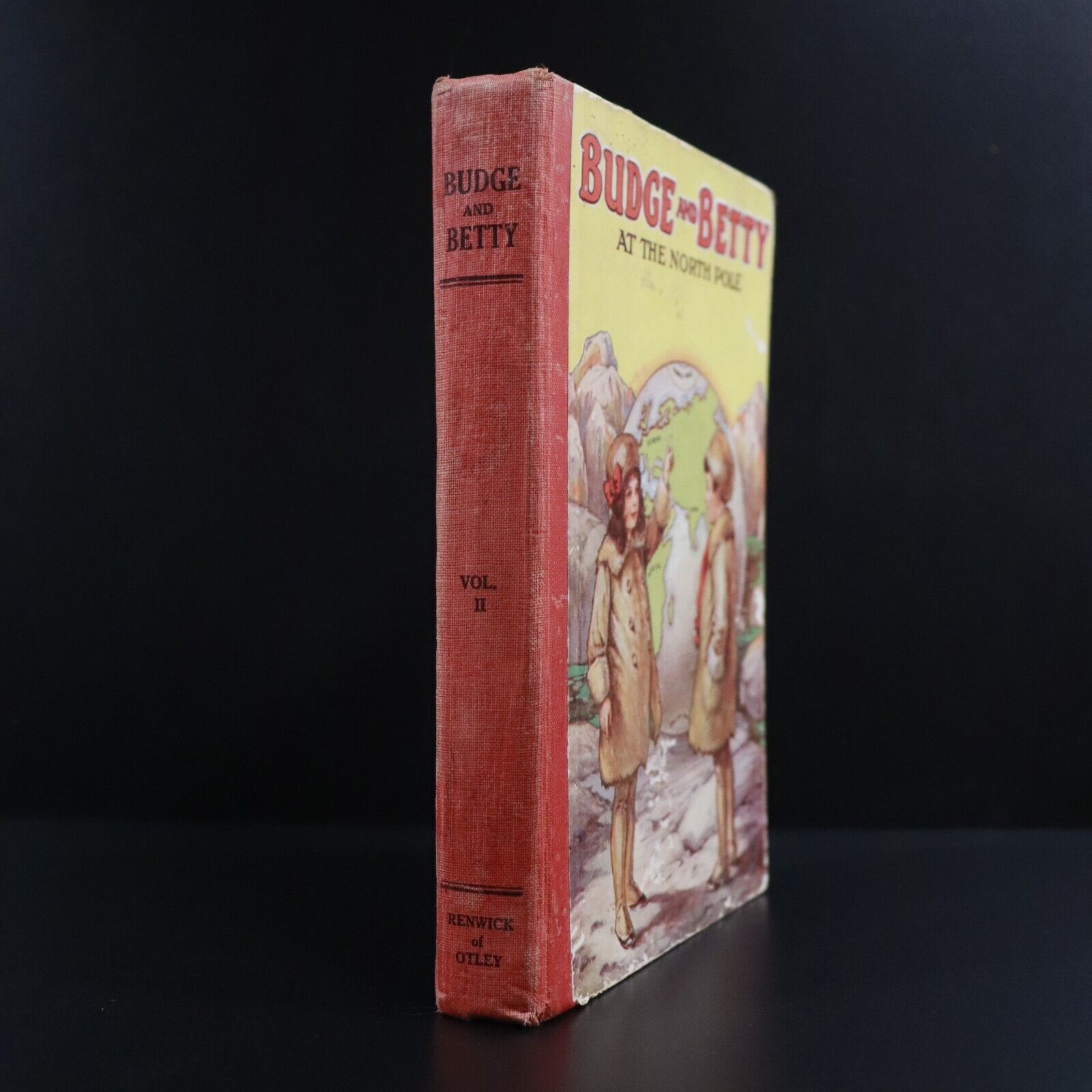 c1935 Budge & Betty At The North Pole Antique British Childrens Book