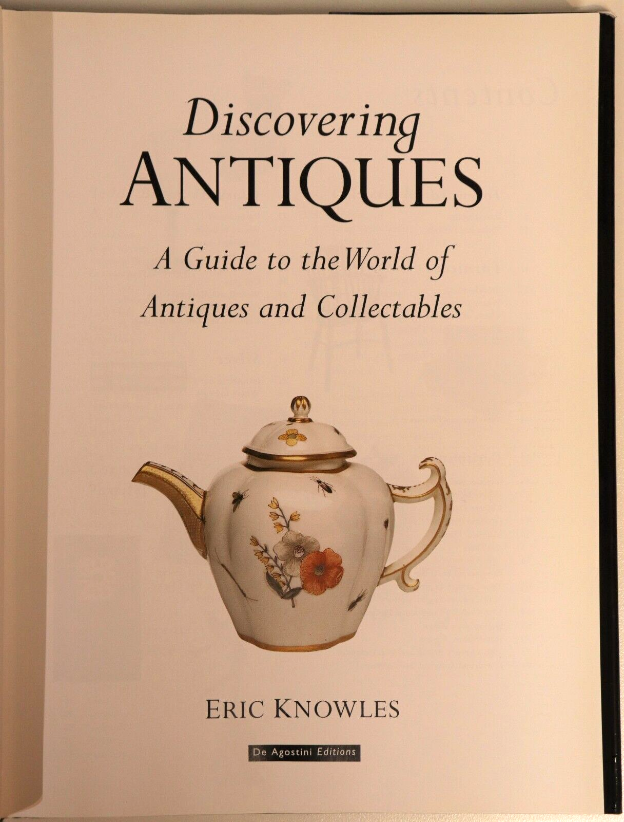 1996 Discovering Antiques by Eric Knowles Antique Reference Book - 0