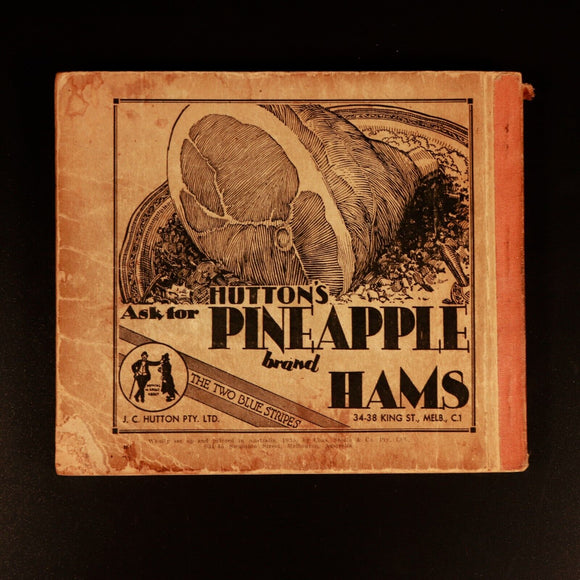 Miss Drake's Home Cookery 1935 Antique Australian Cook Book + Recipes