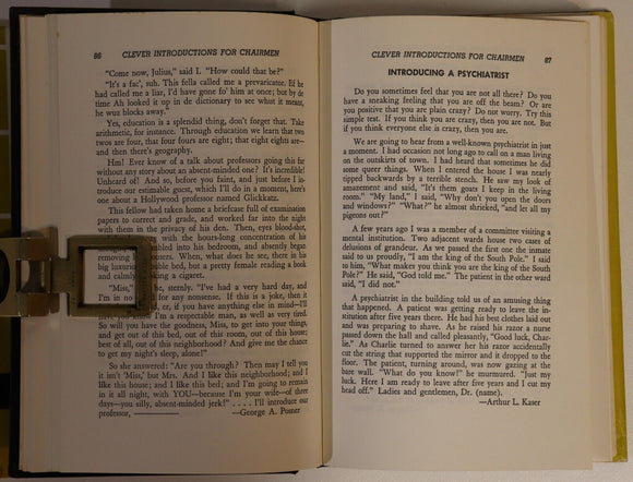 1972 Clever Introductions For Chairmen Vintage Speech Writing Reference Book