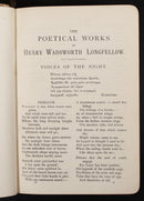 c1900 The Poetical Works Of Henry Longfellow Intro Jerrold Antique Poetry Book-6