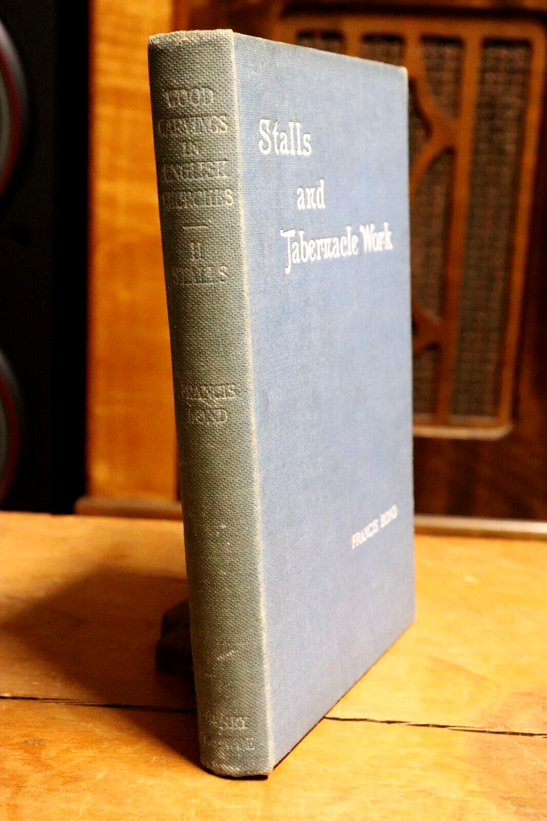 1910 Wood Carvings In English Churches Stalls Tabernacle Work Architecture Book