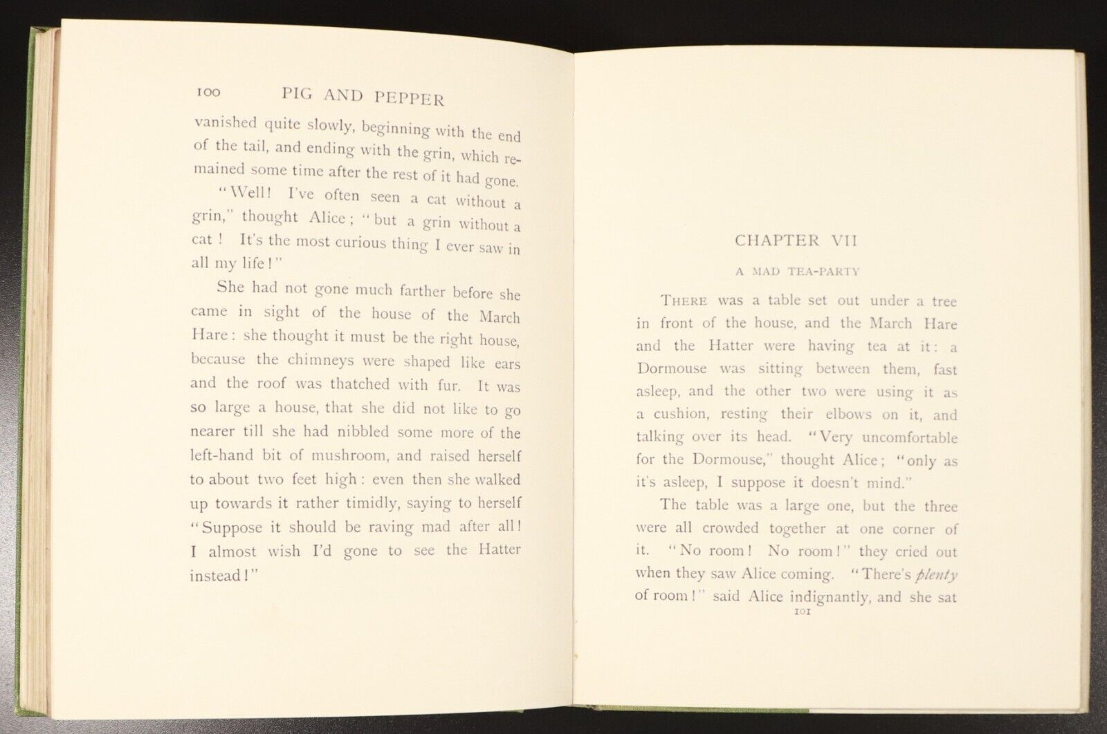 1957 Alice's Adventures In Wonderland L. Carroll Vintage Fiction Book J. Tenniel