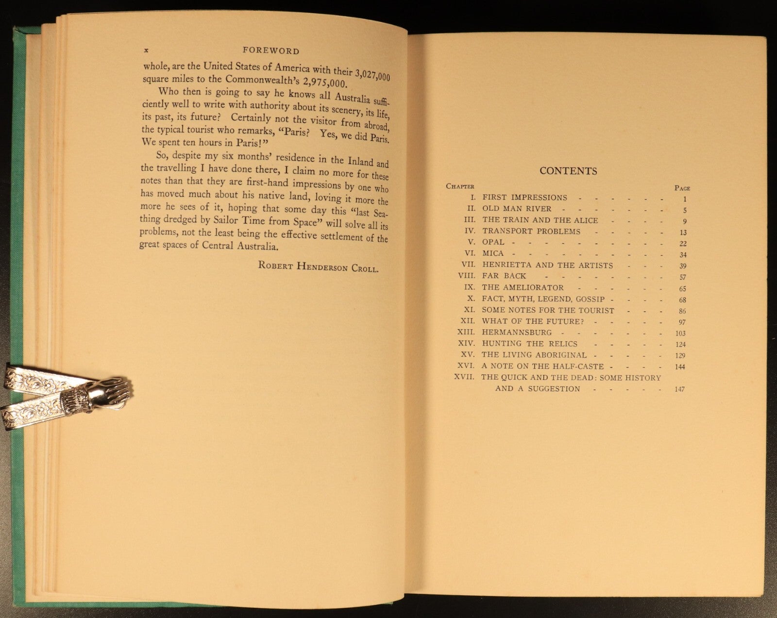 1937 Wide Horizons Wanderings In Central Australia Antique History Book