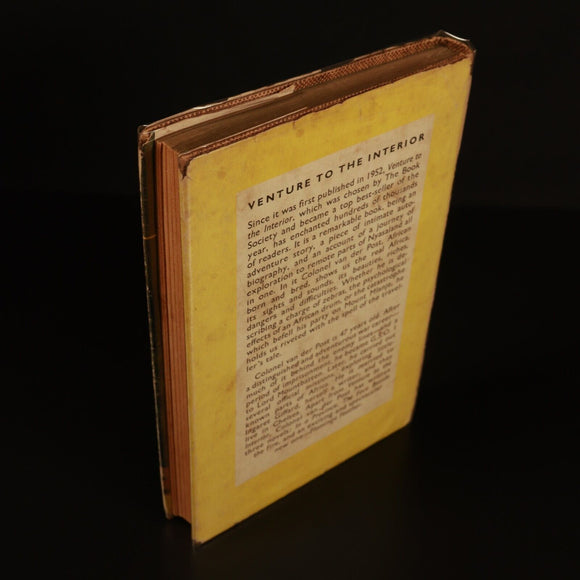 1954 Venture To The Interior by Laurens Van Der Post Adventure Fiction Book
