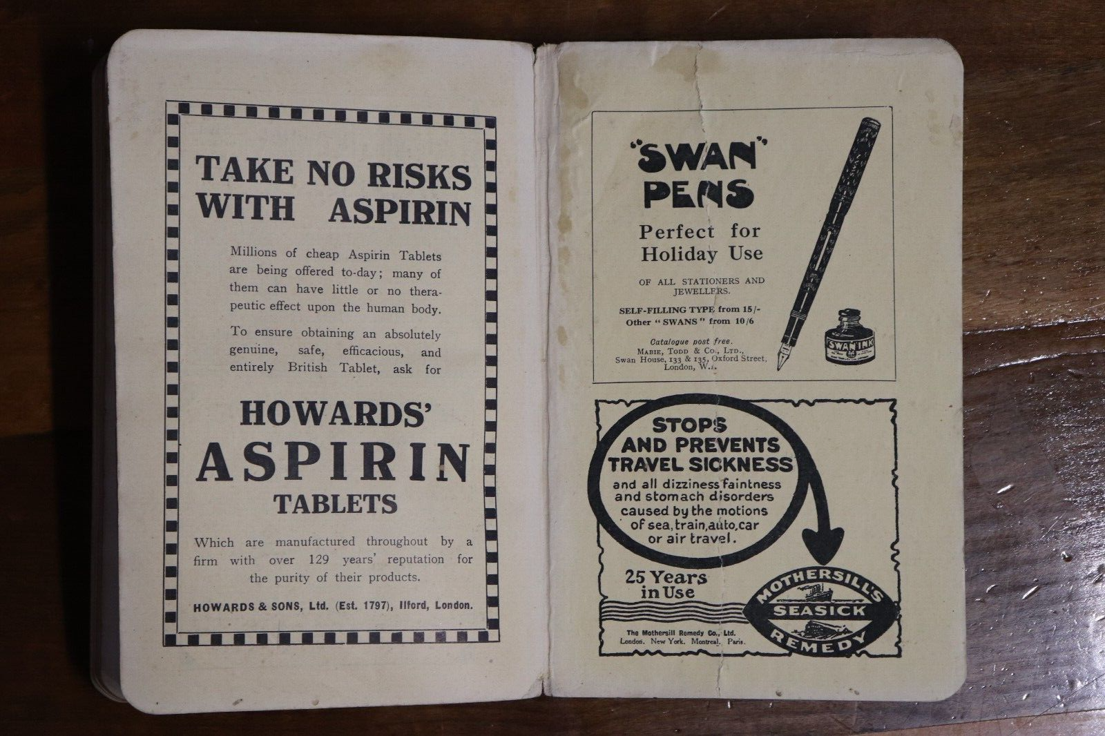 1927 Guide To Bournemouth: Ward Lock & Co Antique Travel Guide Book w/Maps