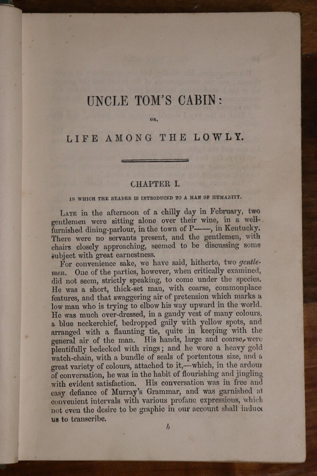 1853 Uncle Tom's Cabin by Harriet Beecher Stowe Antique Fiction Book