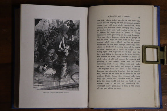 c1906 Adventures Ashore & Afloat Antique Childrens Adventure Story Book