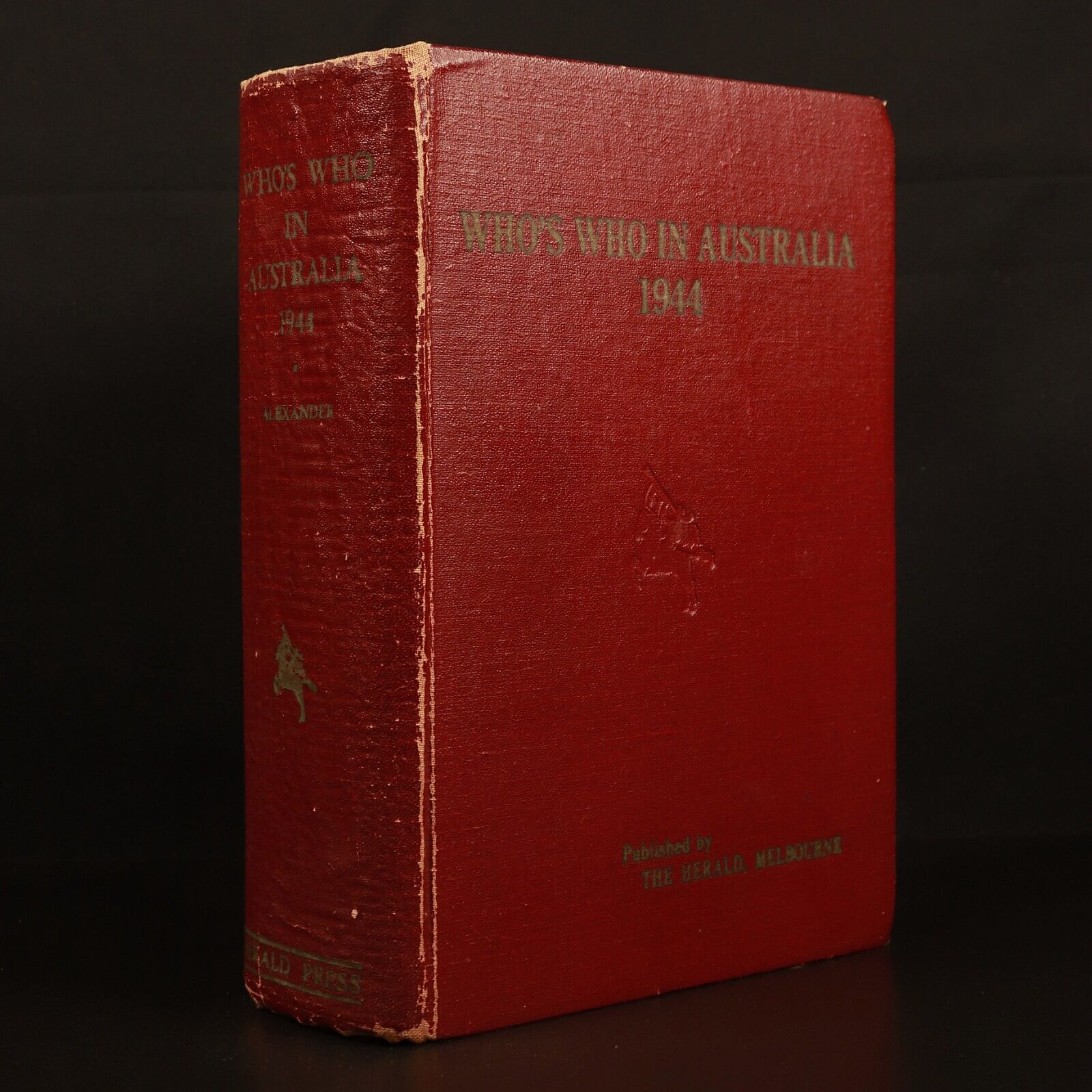 1944 Who's Who In Australia For 1944 Australian History Reference Book 12th Ed