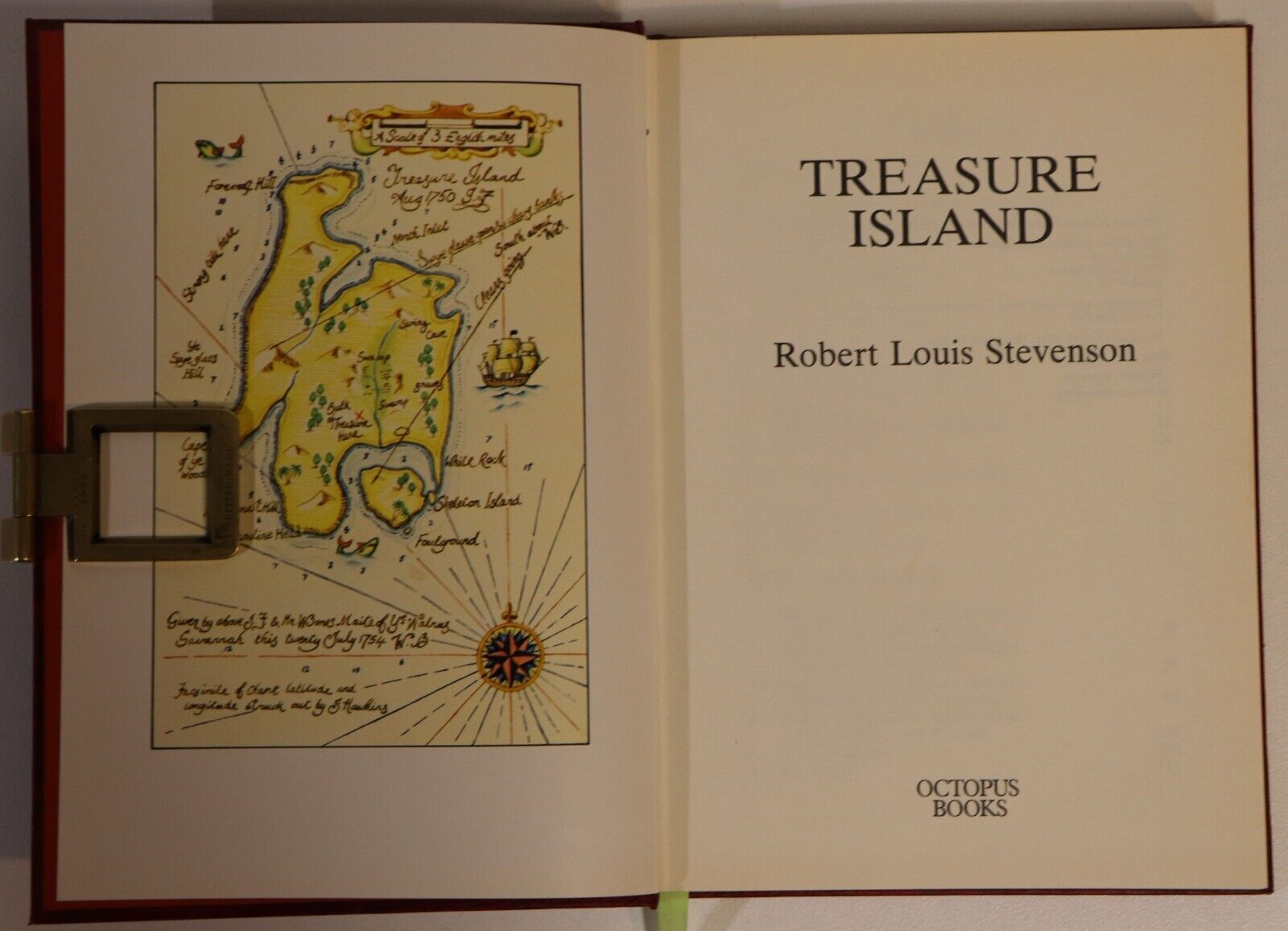 1984 Treasure Island by Robert Louis Stevenson Classic Childrens Fiction Book - 0