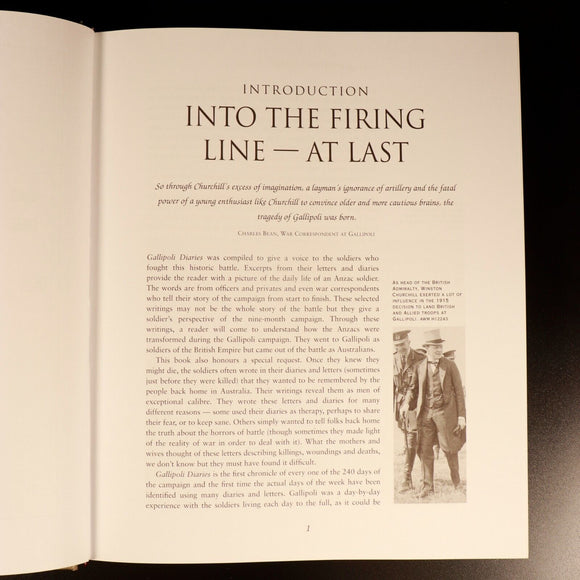 2003 Gallipoli Diaries Anzacs Own Story J. King Australian Military History Book