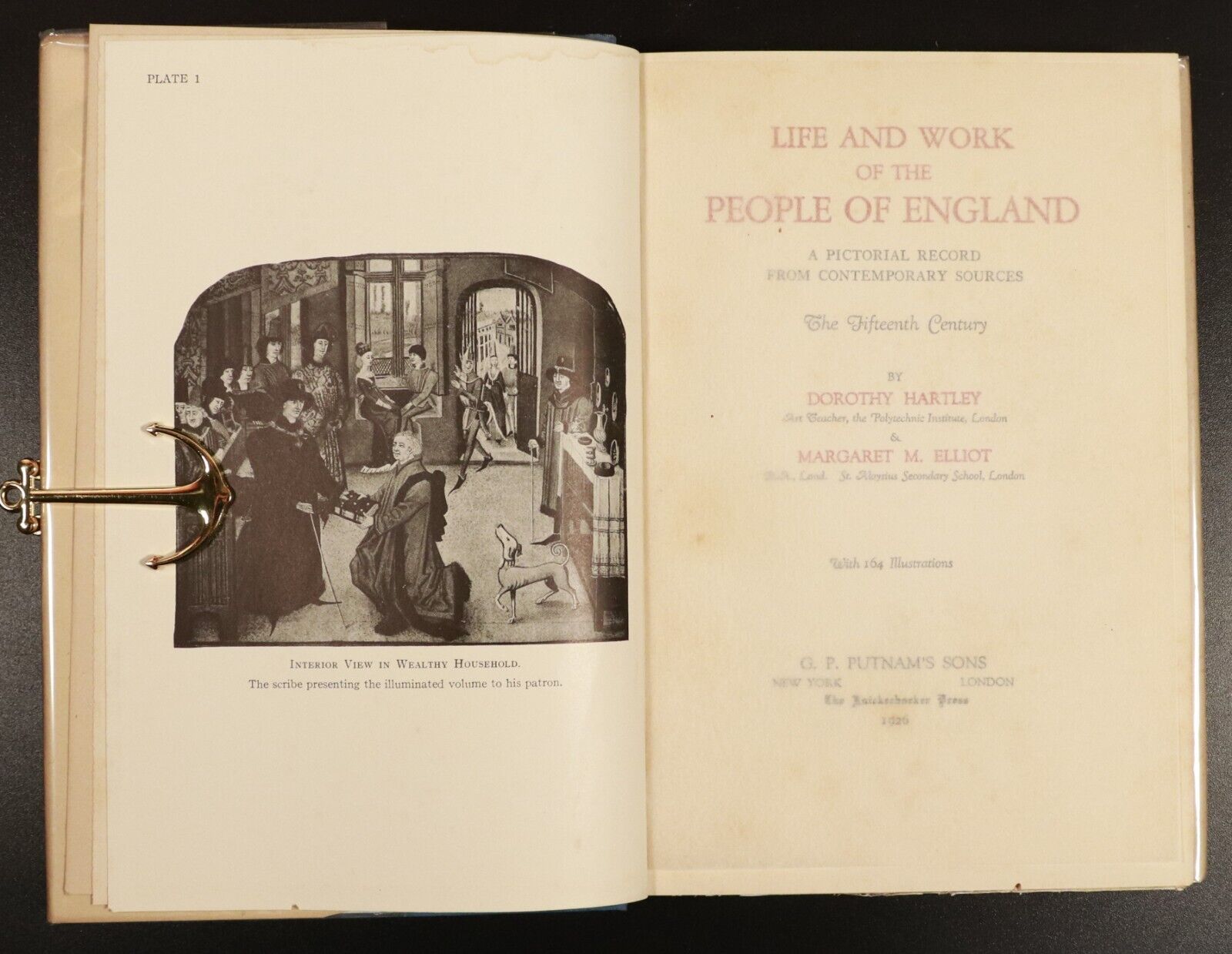 1926 2vol Life & Work Of The People Of England Antique British History Book