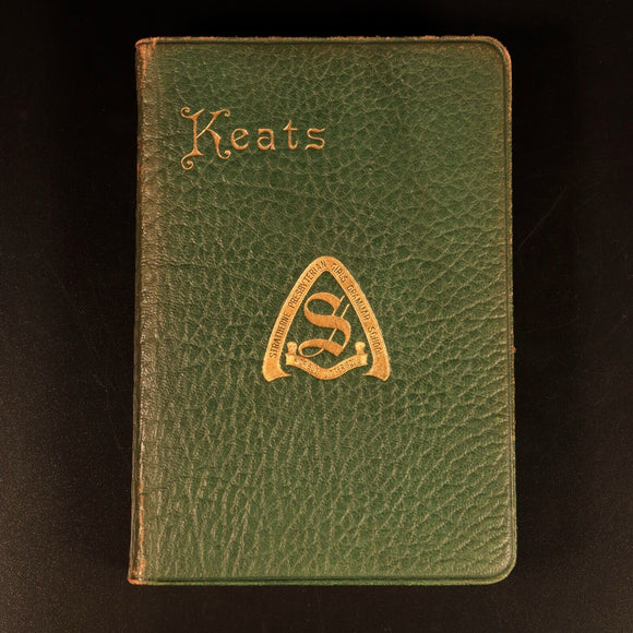 The Poetical Works Of John Keats 1931 Antique British Poetry Book Gilt Edged