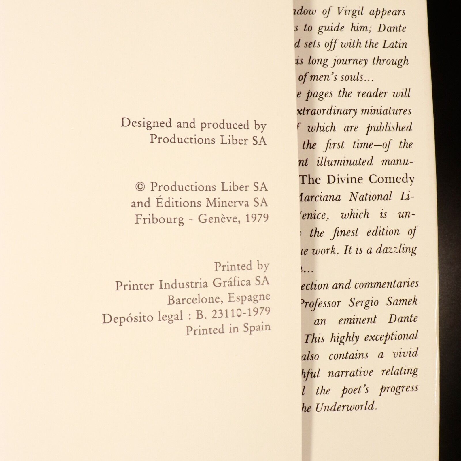 1978 4vol Illuminated Manuscripts Dante's Comedy Naples Bible etc History Books