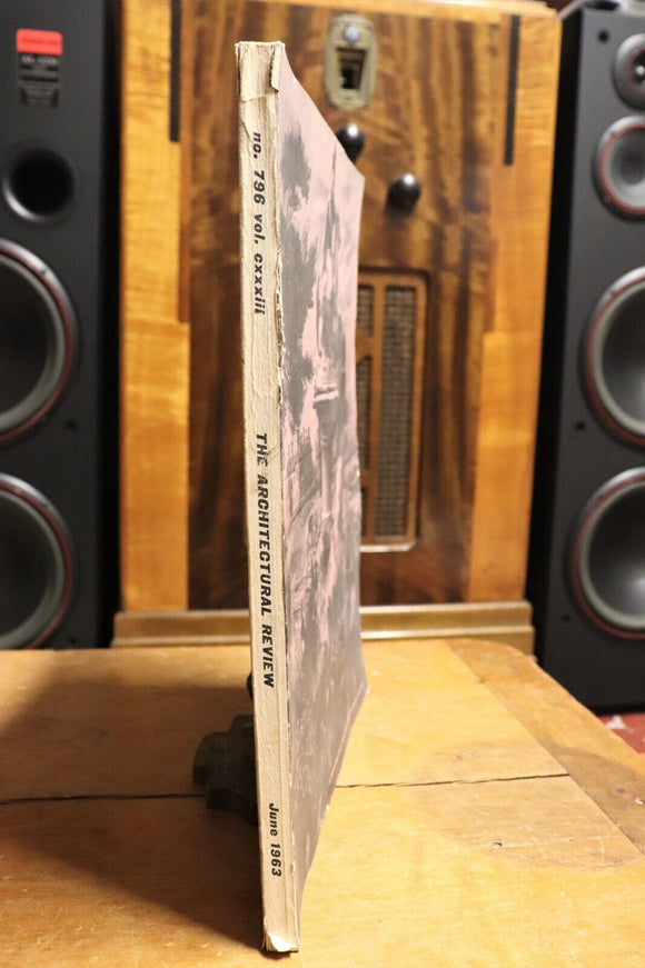 1963 The Architectural Review Magazine No. 796 Vintage Architect Reference Book