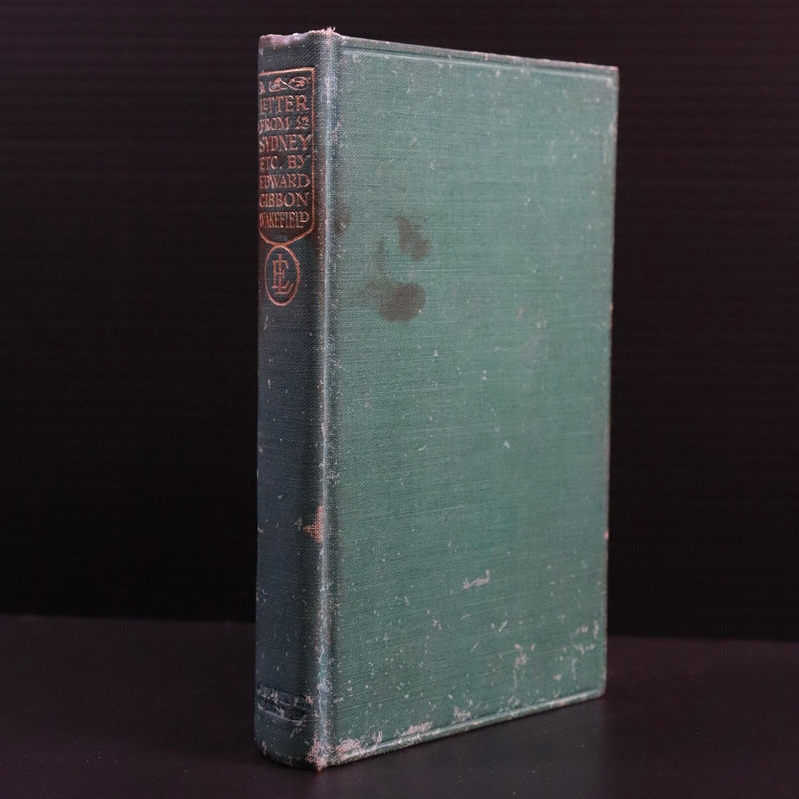 1929 A Letter From Sydney E. Gibbon Wakefield Antique Australian History Book