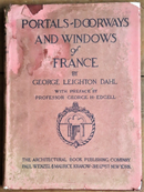 1925 Portals, Doorways & Windows Of France 1st Edition Architecture Book-1