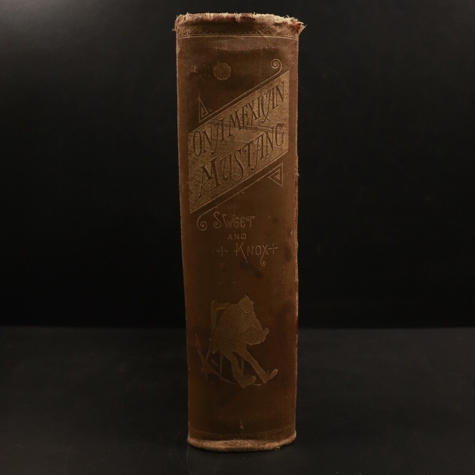 1883 On A Mexican Mustang by Alex E. Sweet Antique American Fiction Book 1st UK