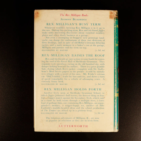 1953 A Funny Thing Happened by Anthony Buckeridge British Childrens Book 1st Ed