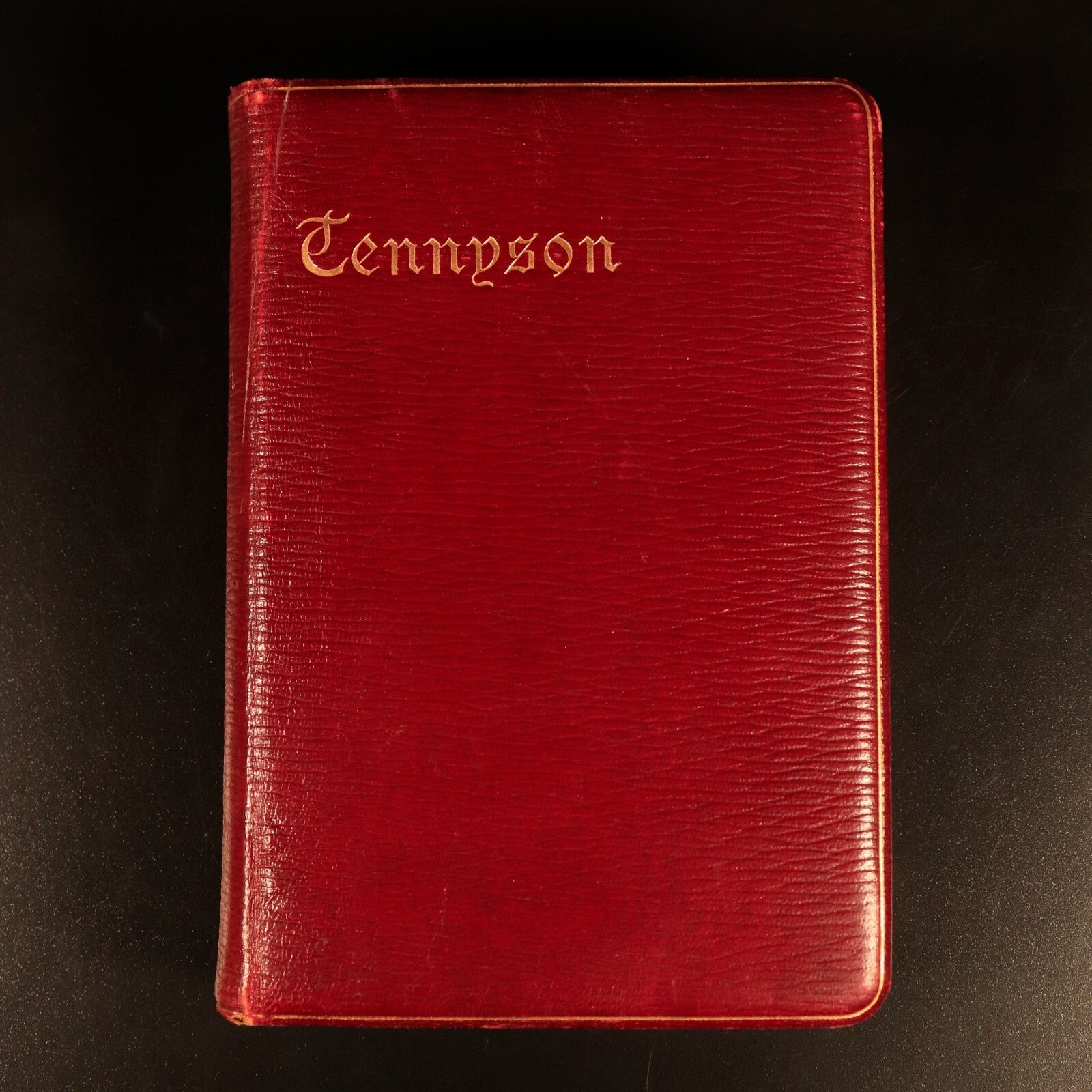 Poems Of Tennyson Oxford Edition 1904 Antique British Poetry Book Gilt Edged