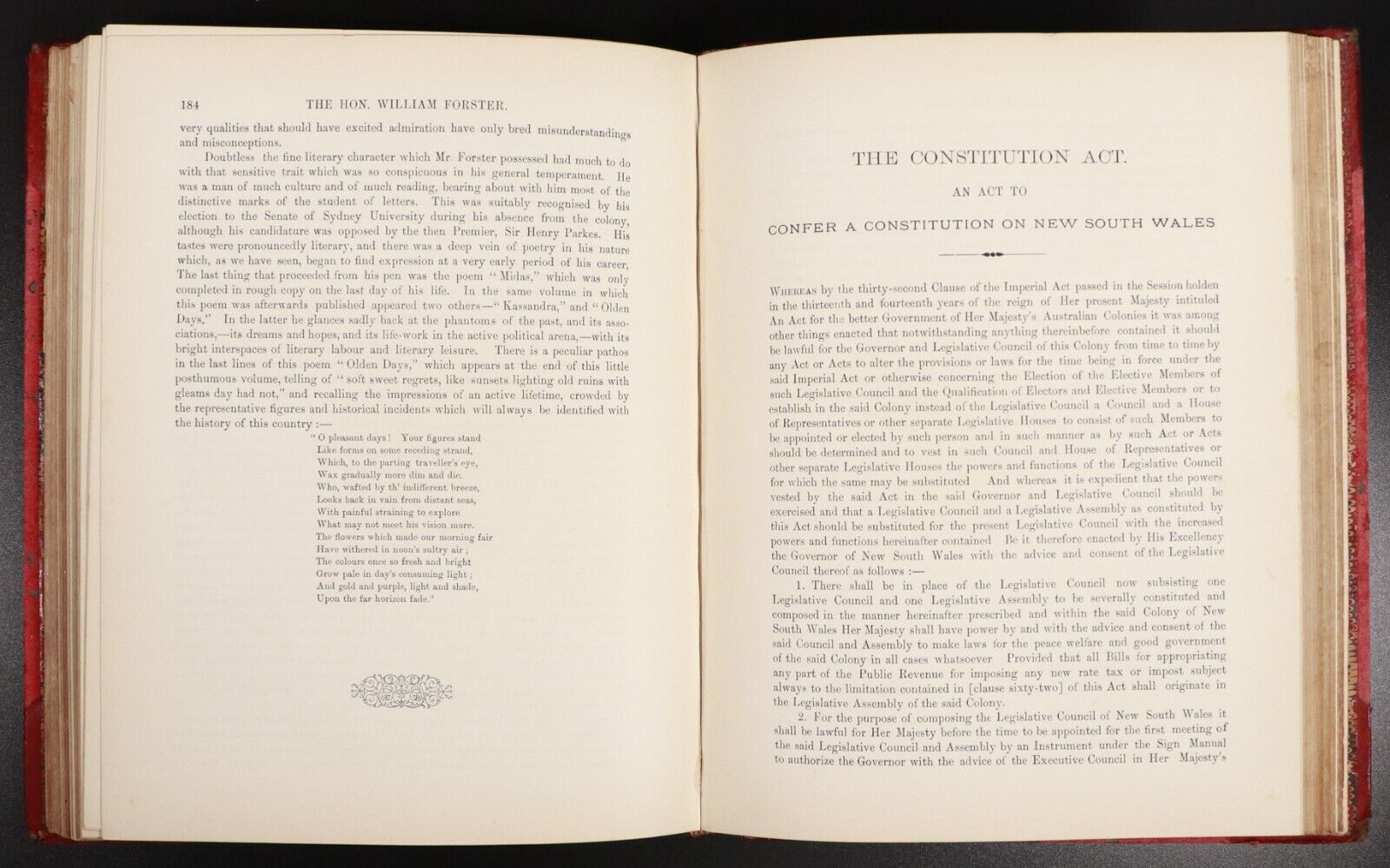 1885 The Australian Portrait Gallery Antiquarian Australian History Book