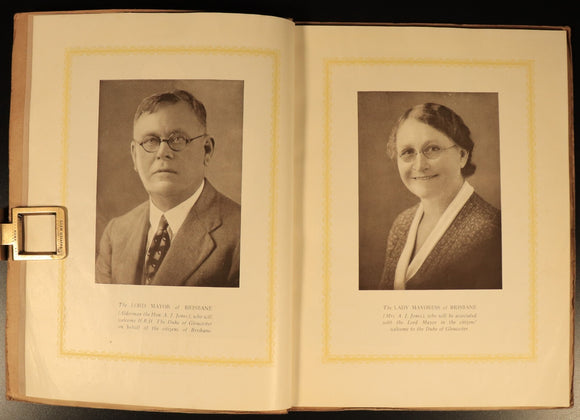 Brisbane Australia's Sunshine City Souvenir 1934 Australian Tourism & Photo Book